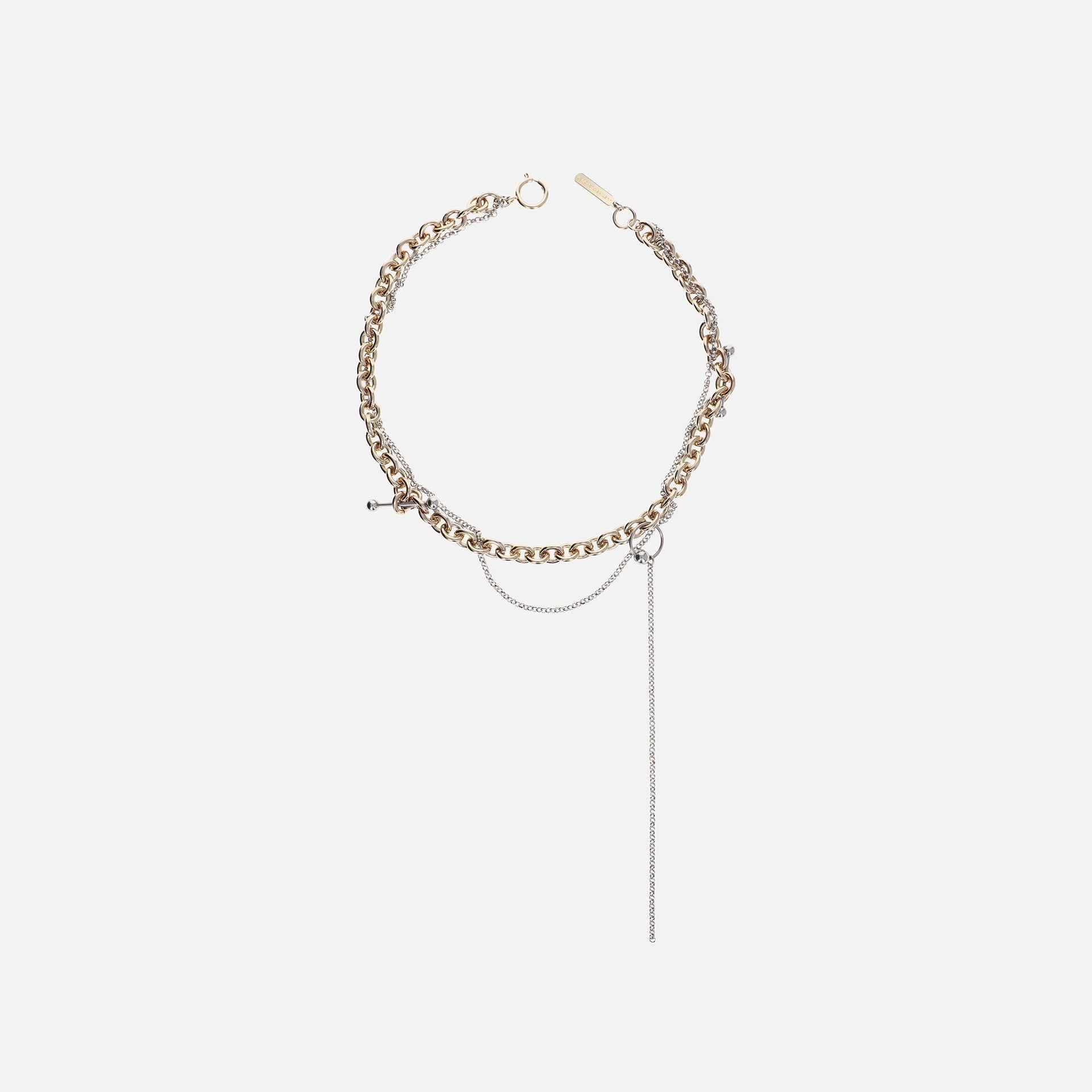 Justine Clenquet Helena Necklace - Gold / Palladium