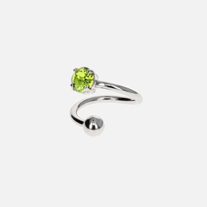 Justine Clenquet Jackie Ring - Acid Green