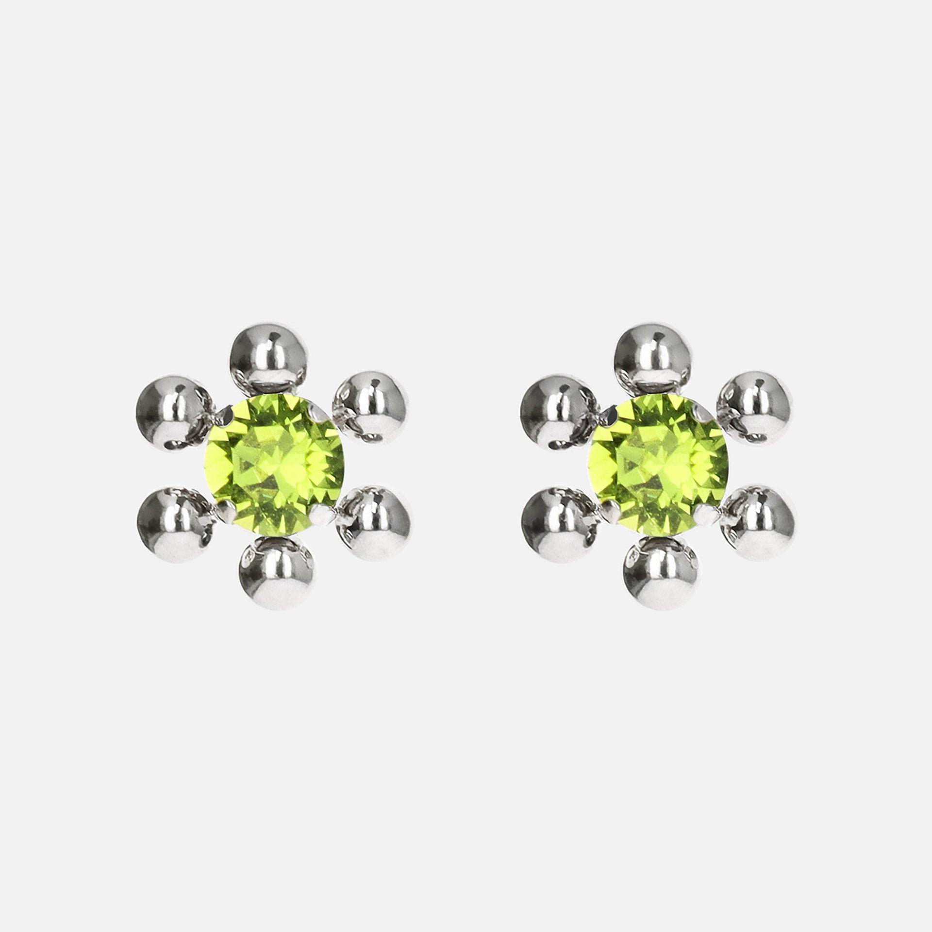 Justine Clenquet Sadie Earrings - Acid Green