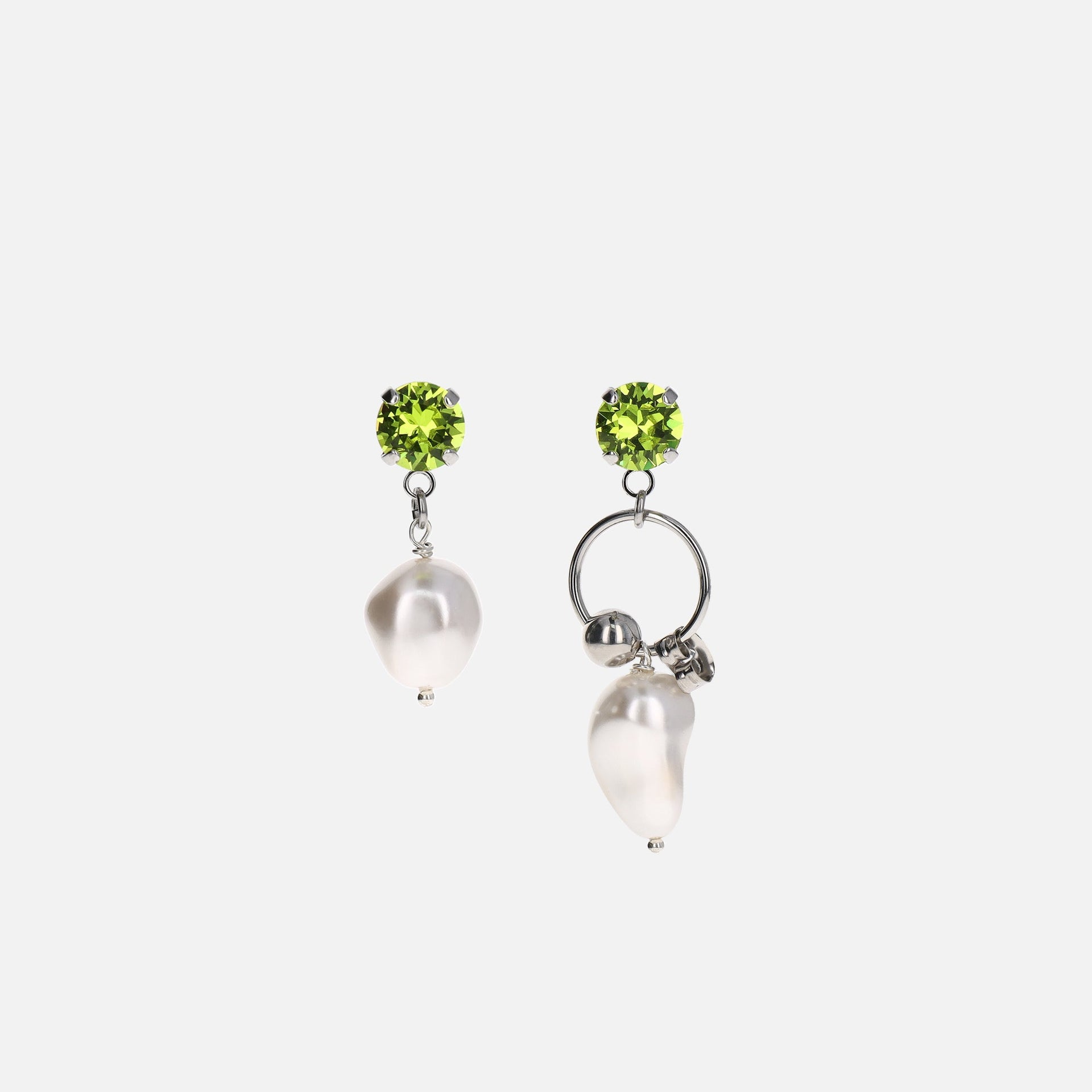 Justine Clenquet Stan Earrings - Palladium