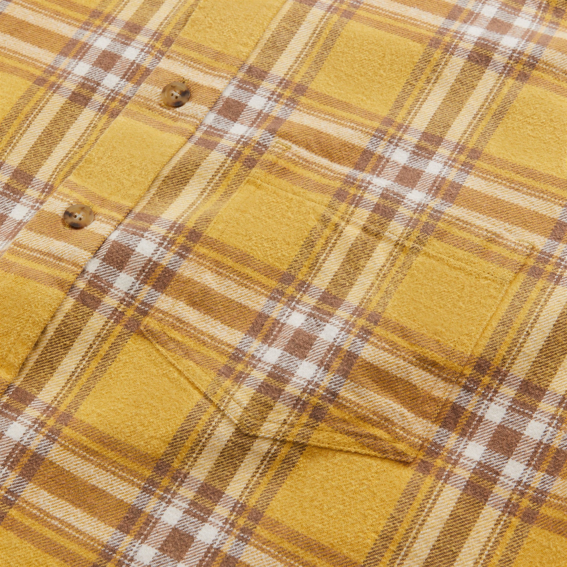 John Elliott Hemi Overshirt - Yellow / Brown