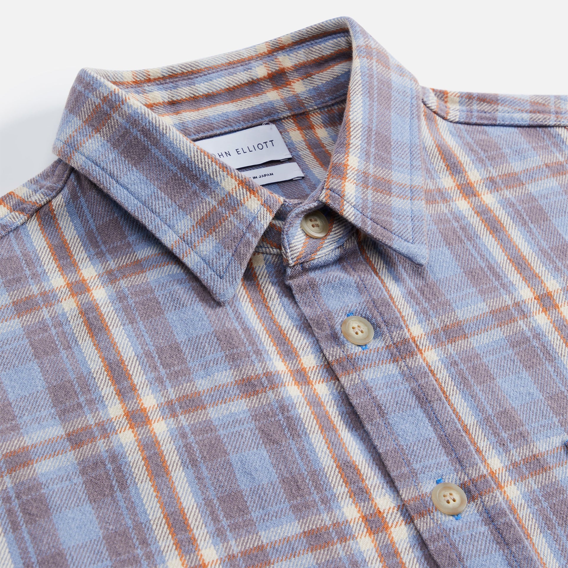 John Elliott Hemi Overshirt - Blue / Red