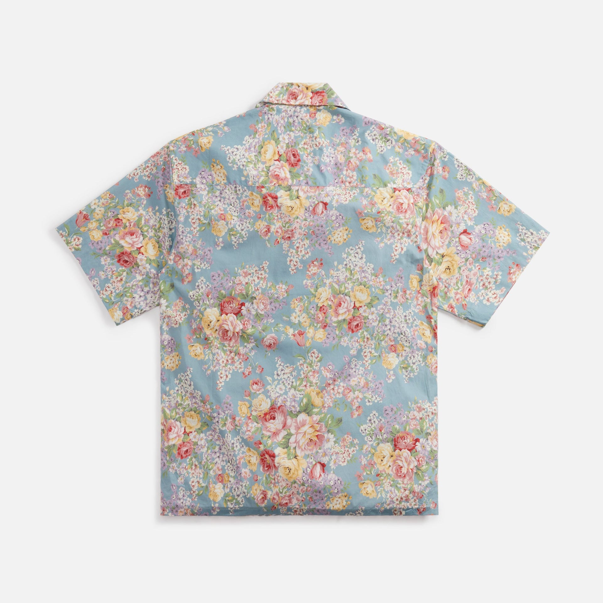 John Elliott Camp Shirt - Blue Tuscan Floral