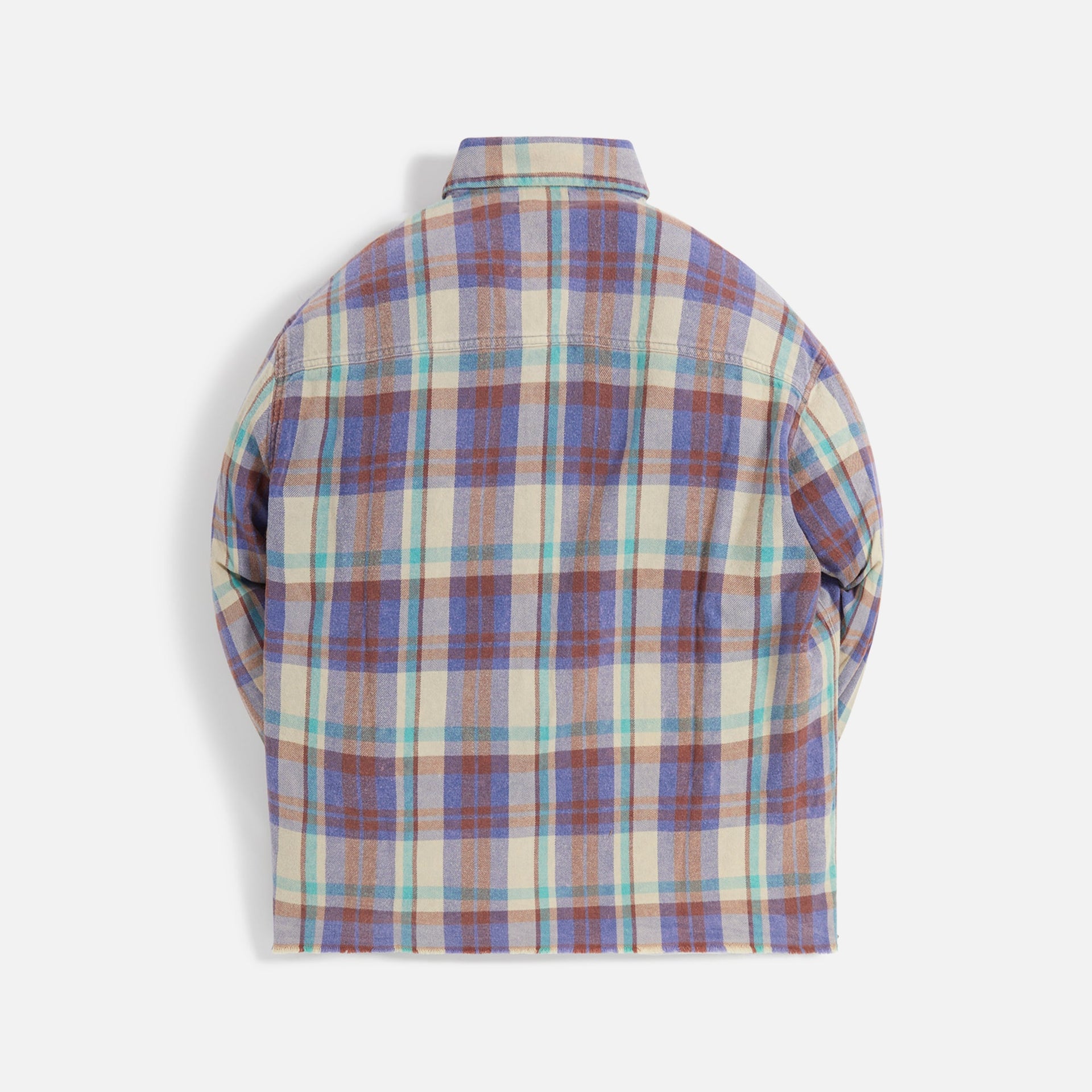 John Elliott Hemi Oversized Shirt - Burgundy / Navy