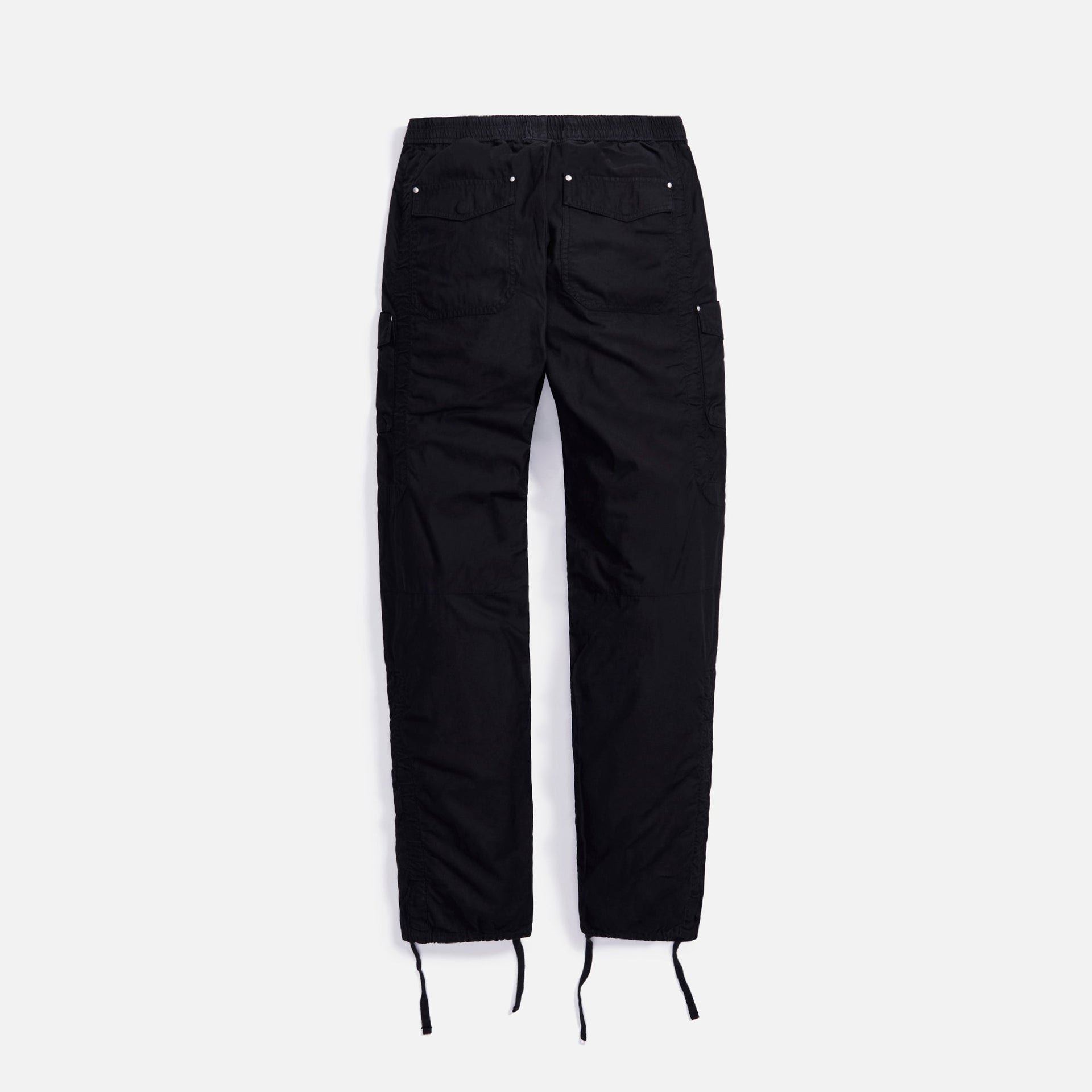 John Elliott Cotton Poplin Frame Cargo Pant - Black