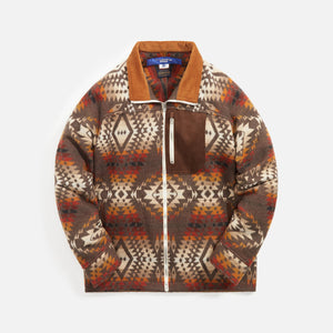 Junya Watanabe Man x Pendleton Wool Jacquard Jacket - Brown / Red