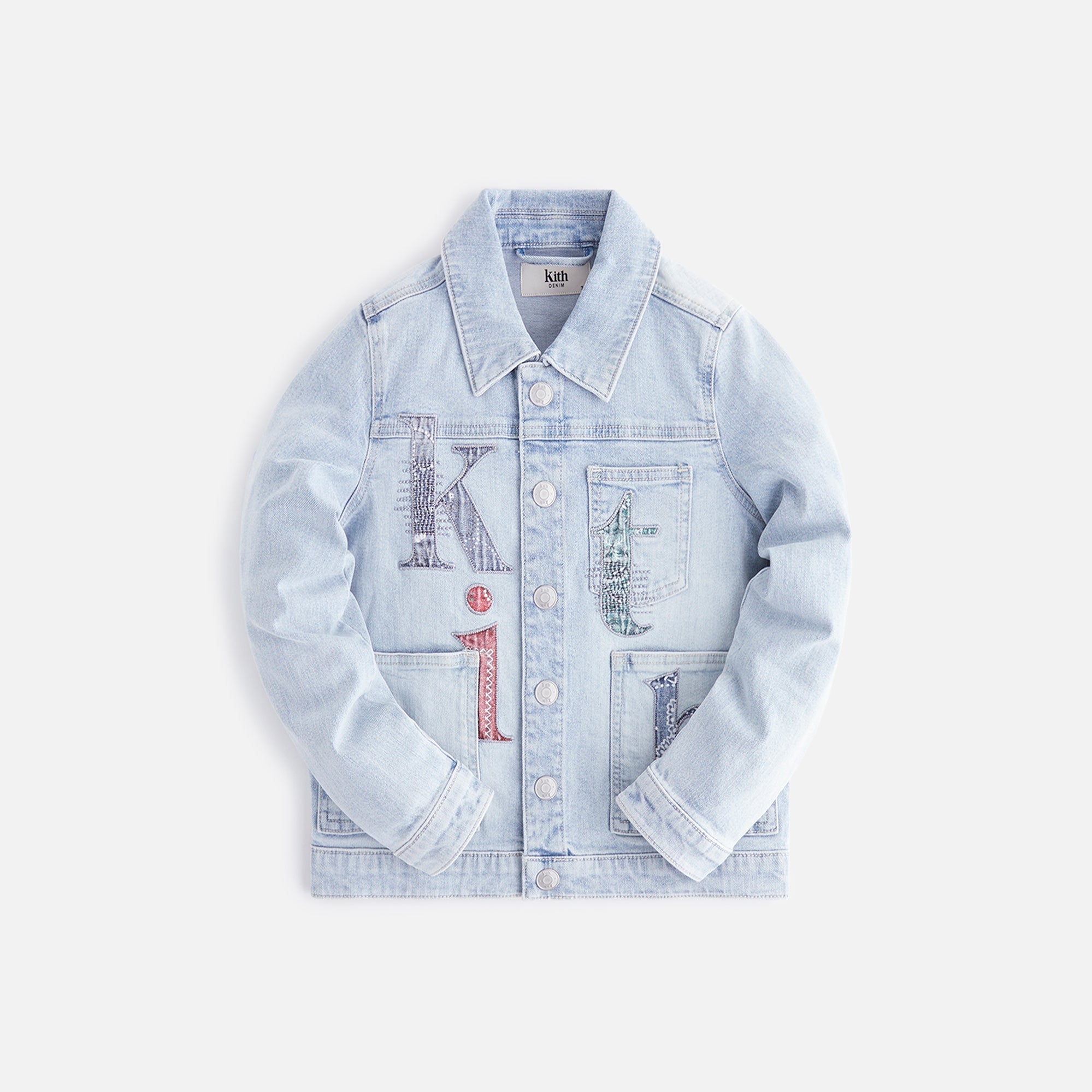 Kith Kids Novelty Denim Jacket Light Indigo Kith Europe