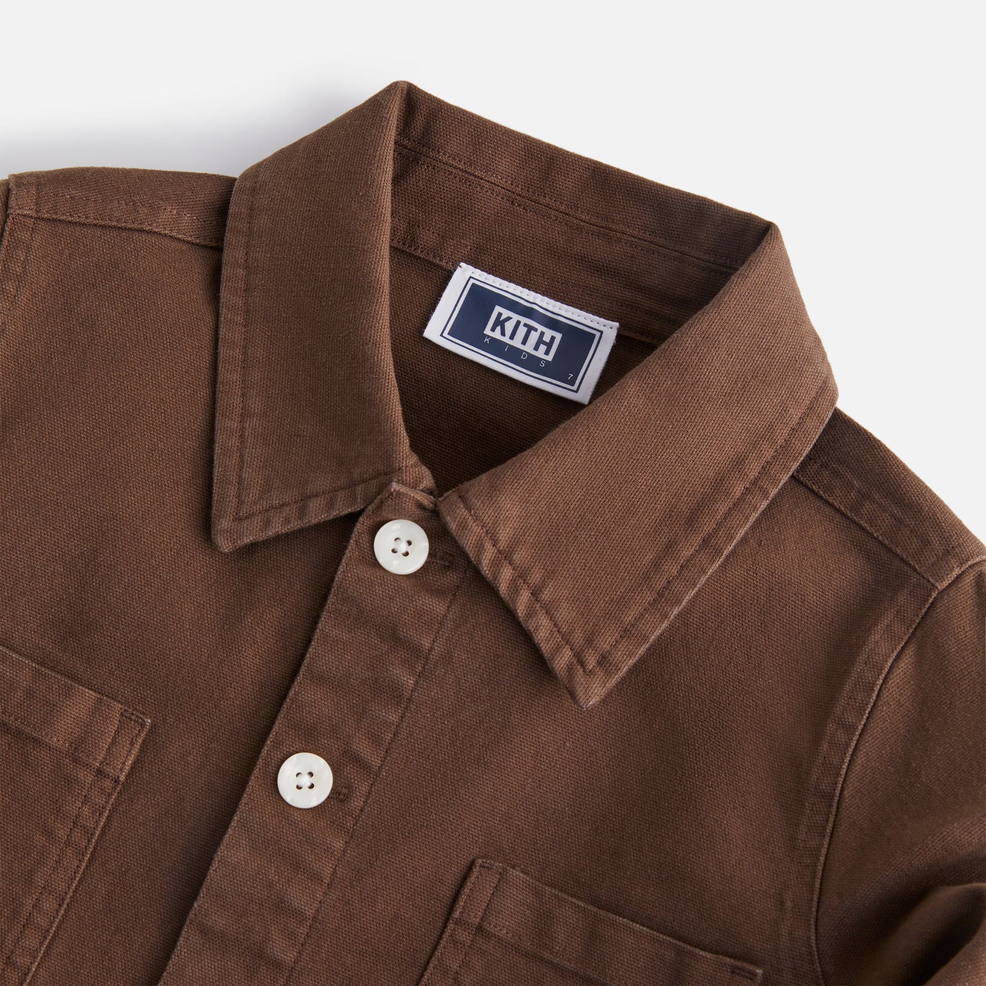 Kith Kids Twill Workman Shirt - Coffee