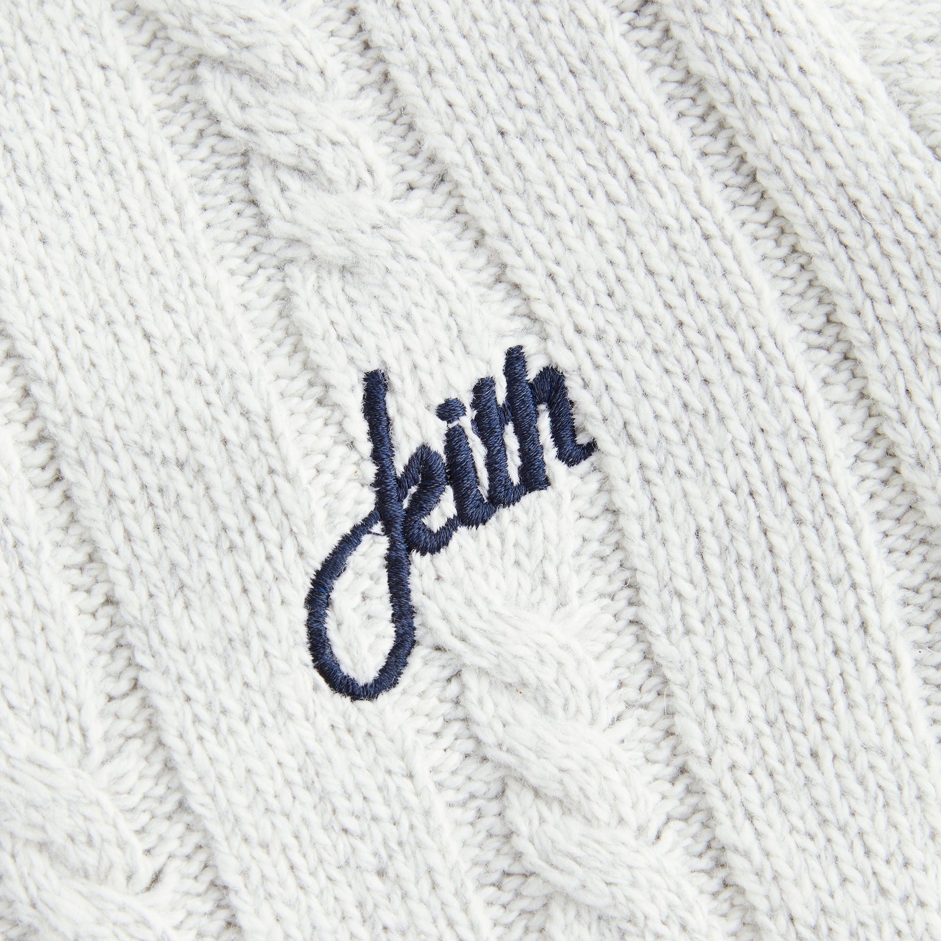 Kith Kids Knit Hoodie - Sandrift