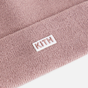 Kith Kids Toddler Classic Logo Rib Beanie - Dusty Mauve
