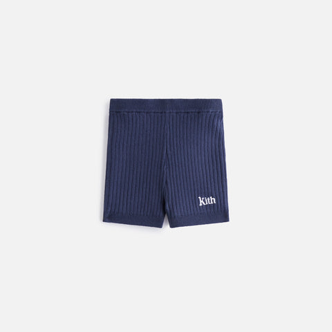 Kith Kids Baby Knit Rib Biker Short - Genesis
