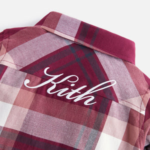 Kith Kids Plaid Long Sleeves Shirt Dress - Rogue