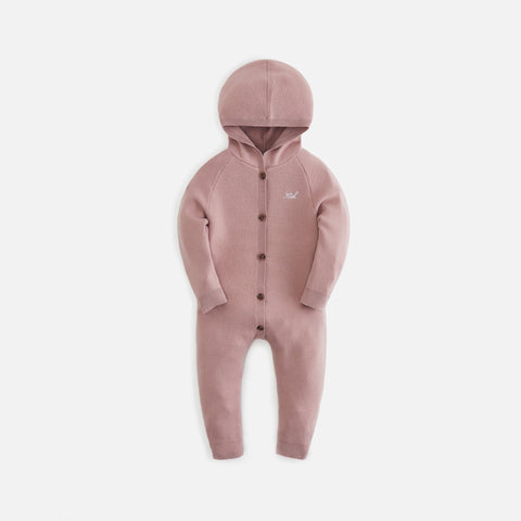 Kith Kids Baby Beverly Knit Coverall - Dusty Mauve