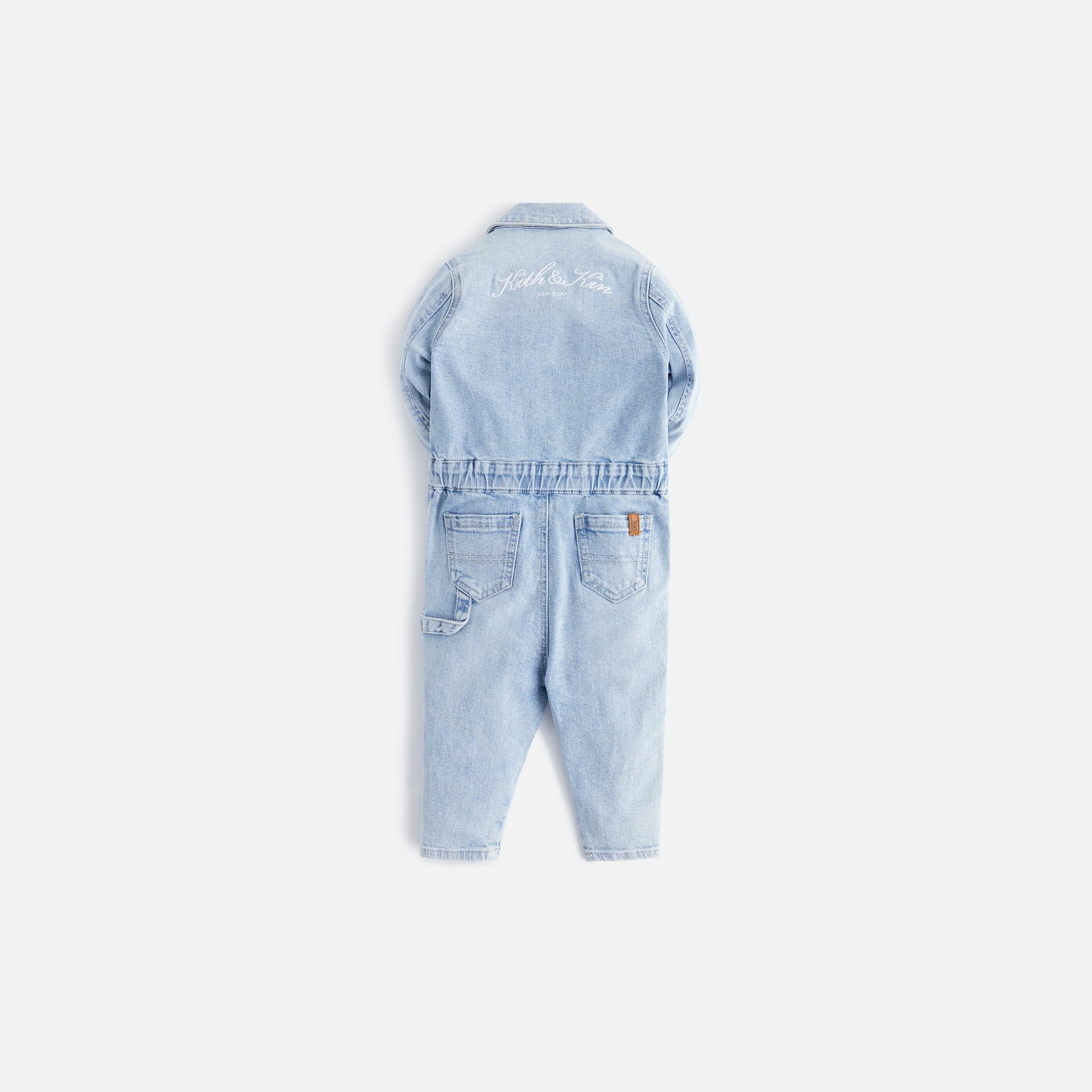 Kith Kids Baby Denim Workman Suit - Light Indigo