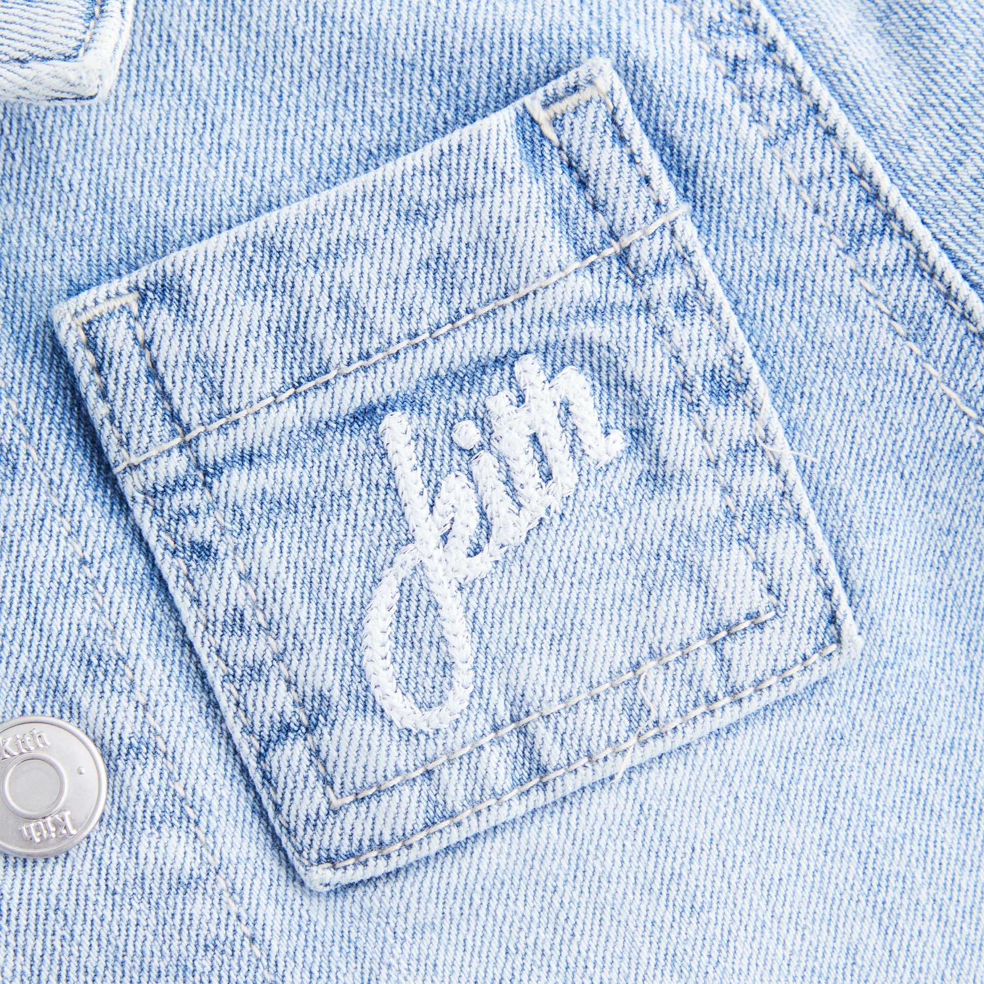 Kith Kids Baby Denim Workman Suit - Light Indigo