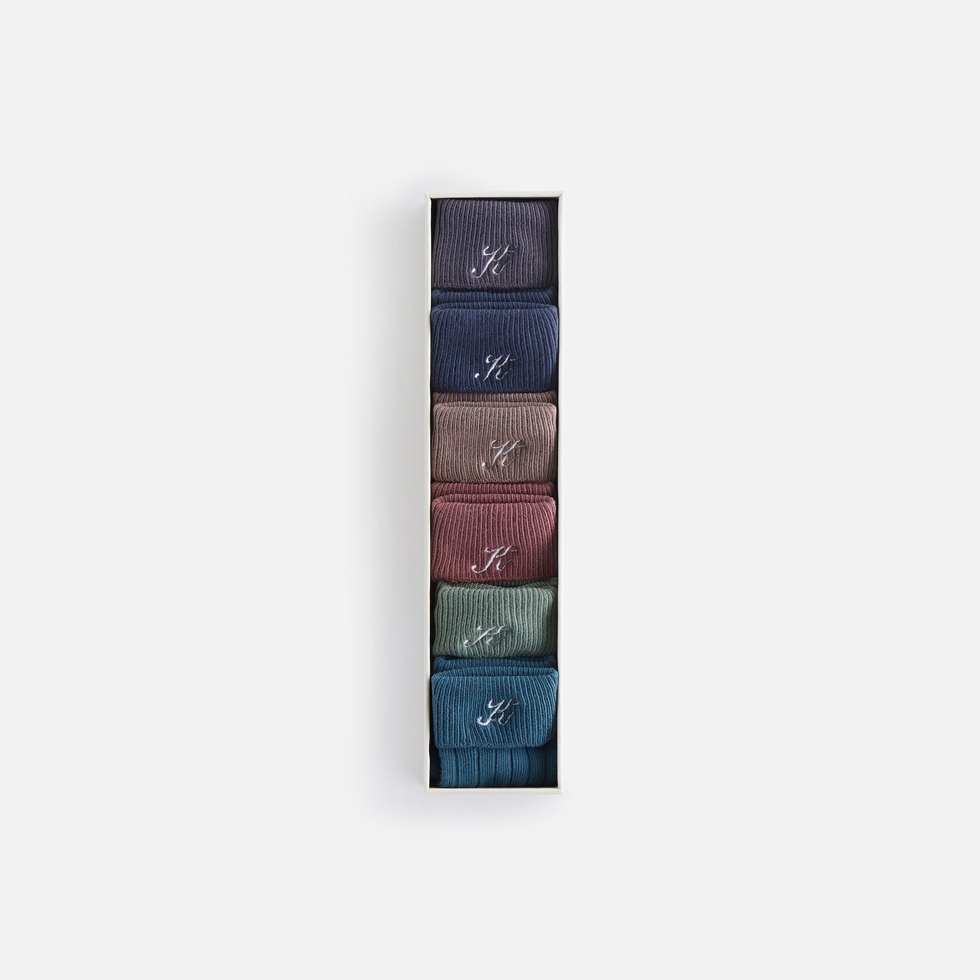 Kith Baby 6-Pack Socks - Battleship