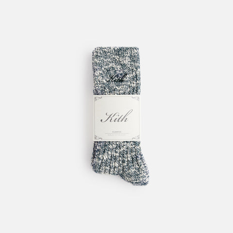 Kith Kids Willet Marled Socks - Chronicle