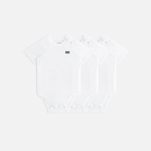 Kith Baby 3-Pack Bodysuit - White