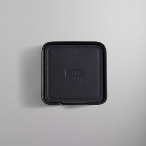 Kith Monogram Leather Coasters - Black