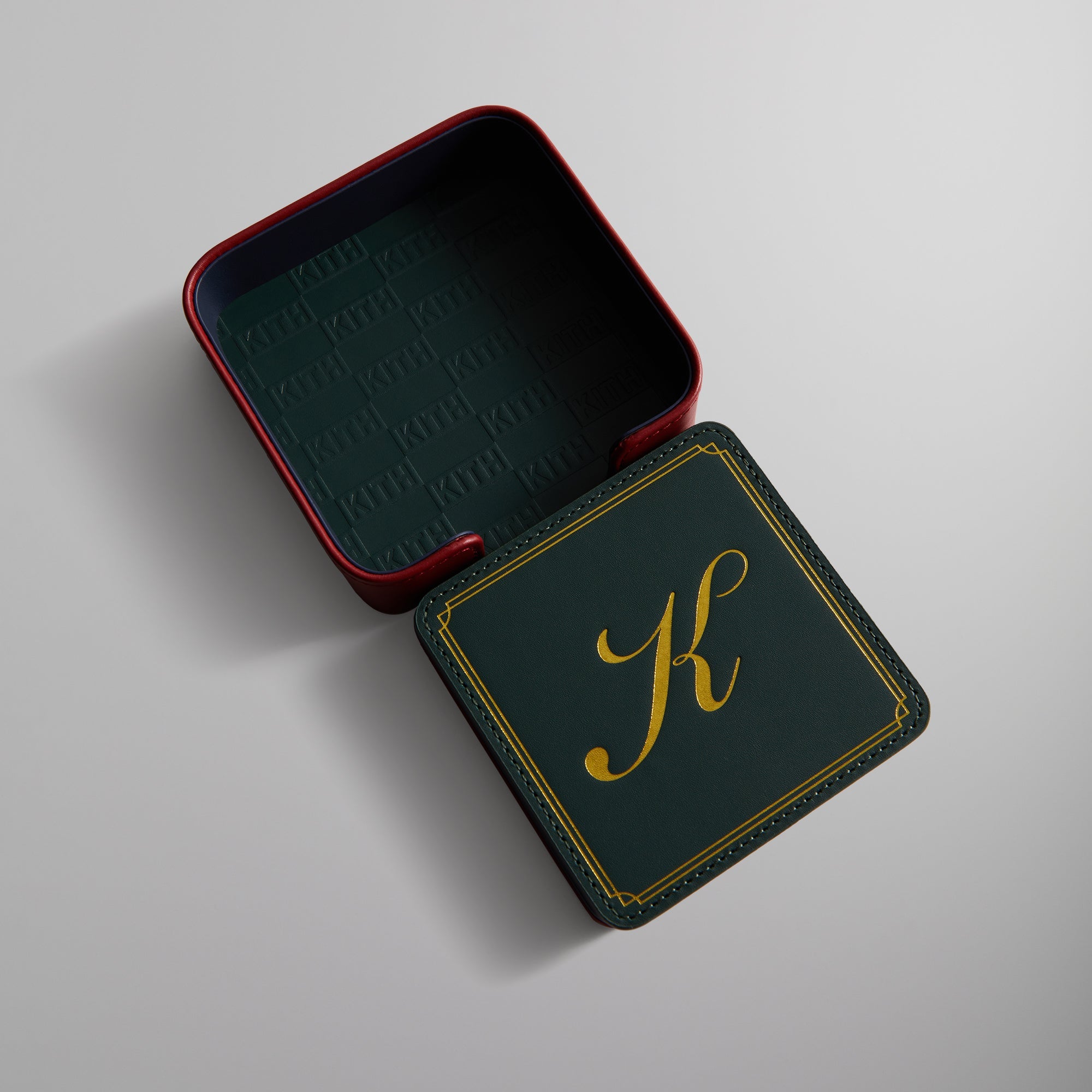 小物 Kith Leather Kithmas Coasters Multi Kithmas Coaster Set - Multi – Kith Europe