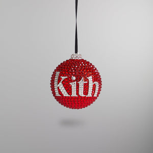 Kithmas Ball Ornament with Swarovski® Crystals - Red