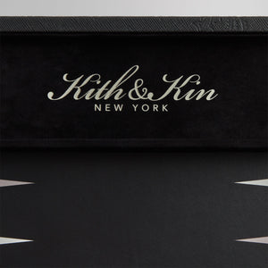Kith Paisley Backgammon Board - Black
