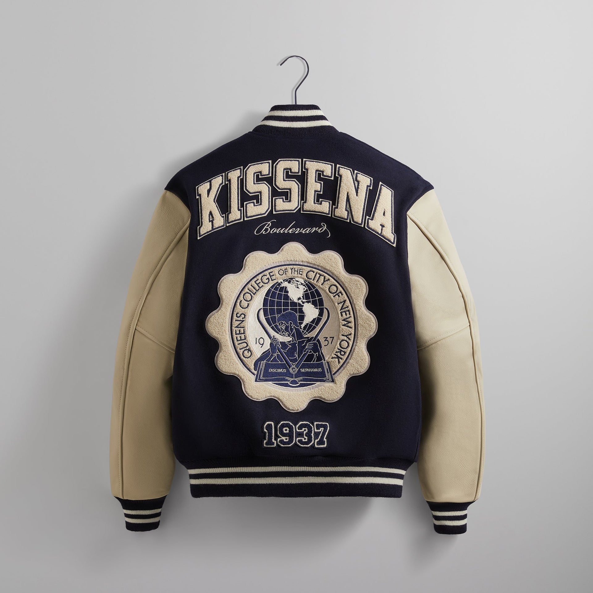 Kith & Russell Athletic for CUNY Queens College Golden Bear Jacket - Nocturnal