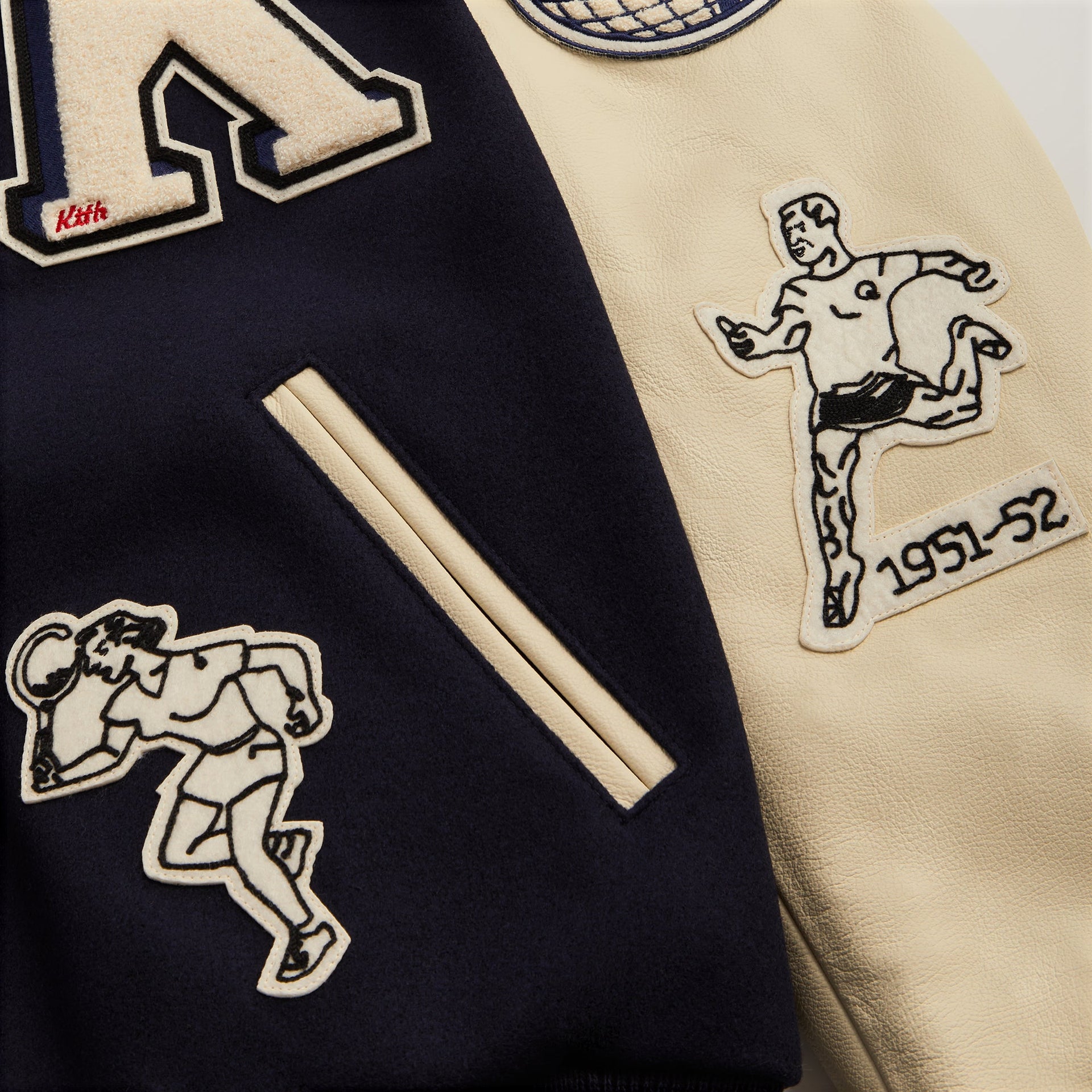 Kith & Russell Athletic for CUNY Queens College Golden Bear Jacket - Nocturnal