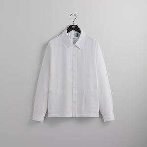 Kith L/S Boxy Collared Overshirt - Loft PH – Kith Europe