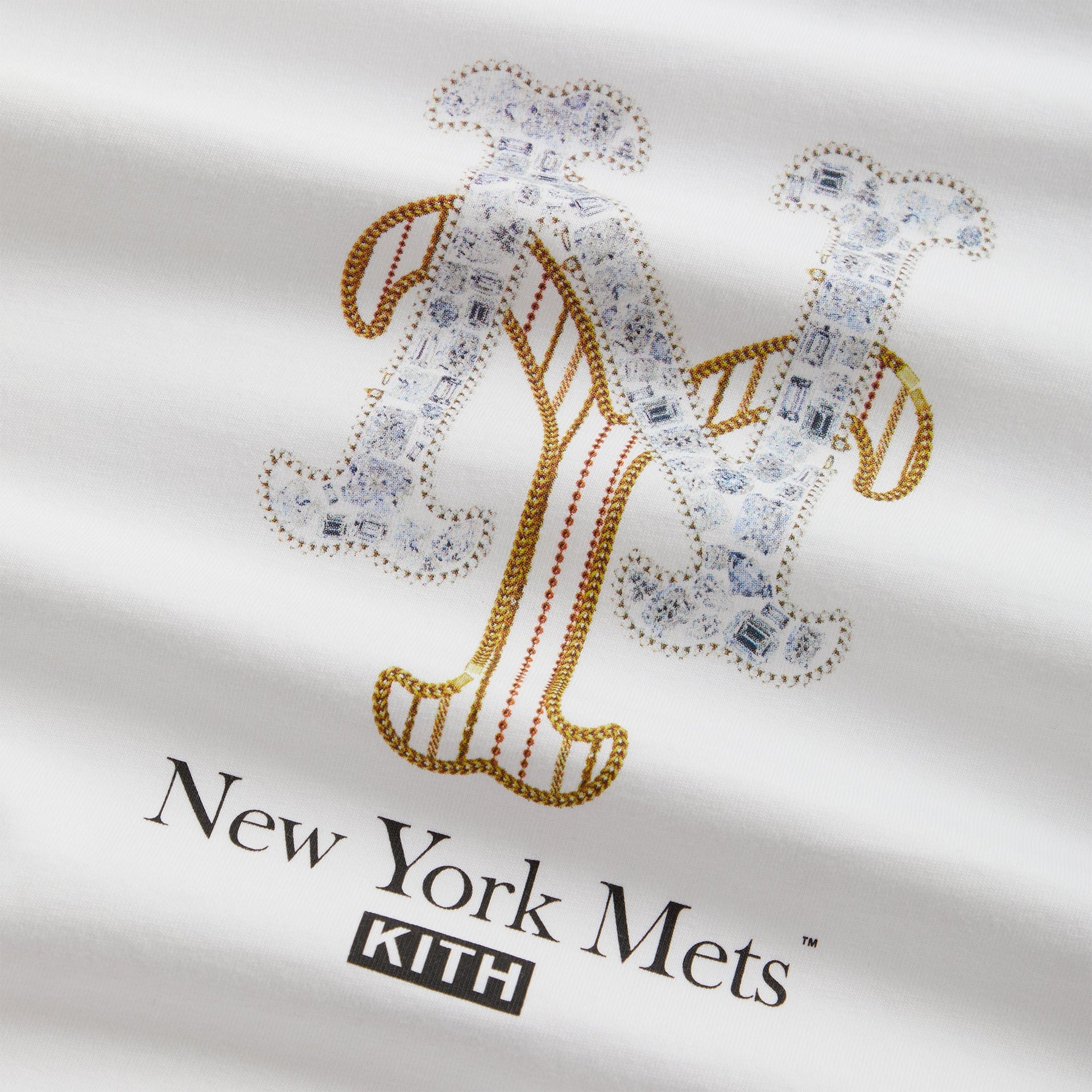 Kith X Rachel Goatley Mets Ls Tee - White