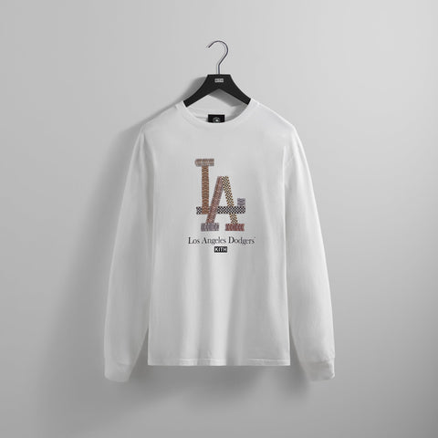 Kith for Major League Baseball Los Angeles Dodgers Champions Tee White
