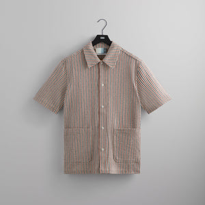 Kith Boxy Collared Overshirt - Retro – Kith Europe