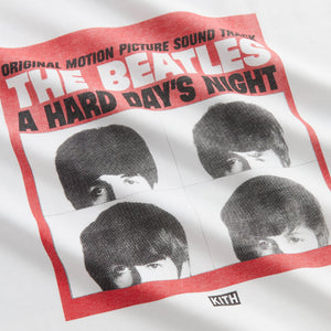 Kith for The Beatles Hard Days Night Vintage Tee - White – Kith Europe