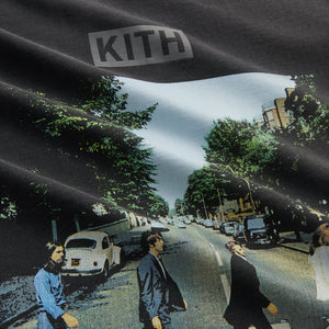 Kith for The Beatles Abbey Road Vintage Tee - Black – Kith Europe