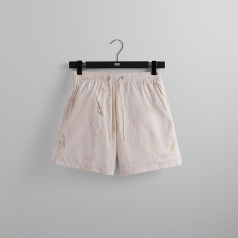 Kith Printed Active Swim Short Marble - Luster