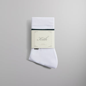 Kith Summer Stripe Mid-Length Sock - White