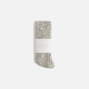 Kith Willet Marled Crew Socks - Concrete