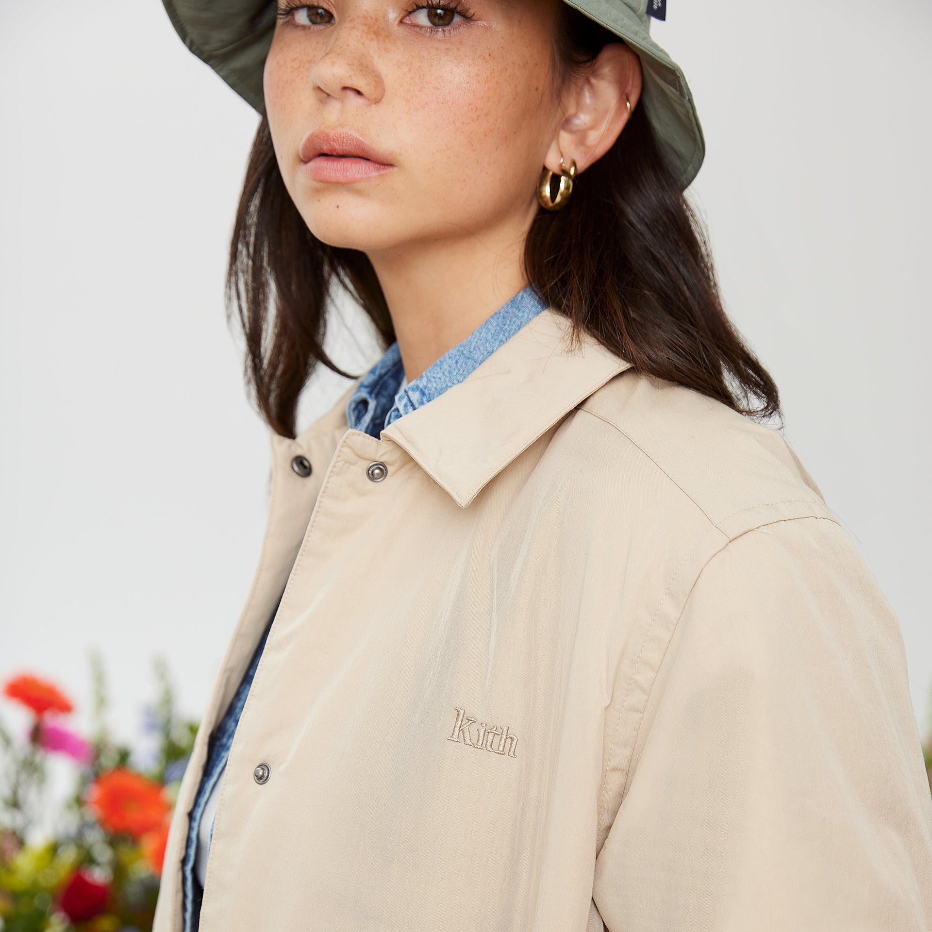 Kith Women Remi Coach Jacket - Canvas