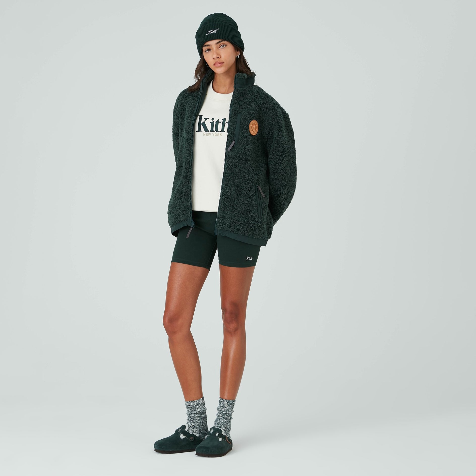 Kith Women Asher New York Crewneck - Sandrift