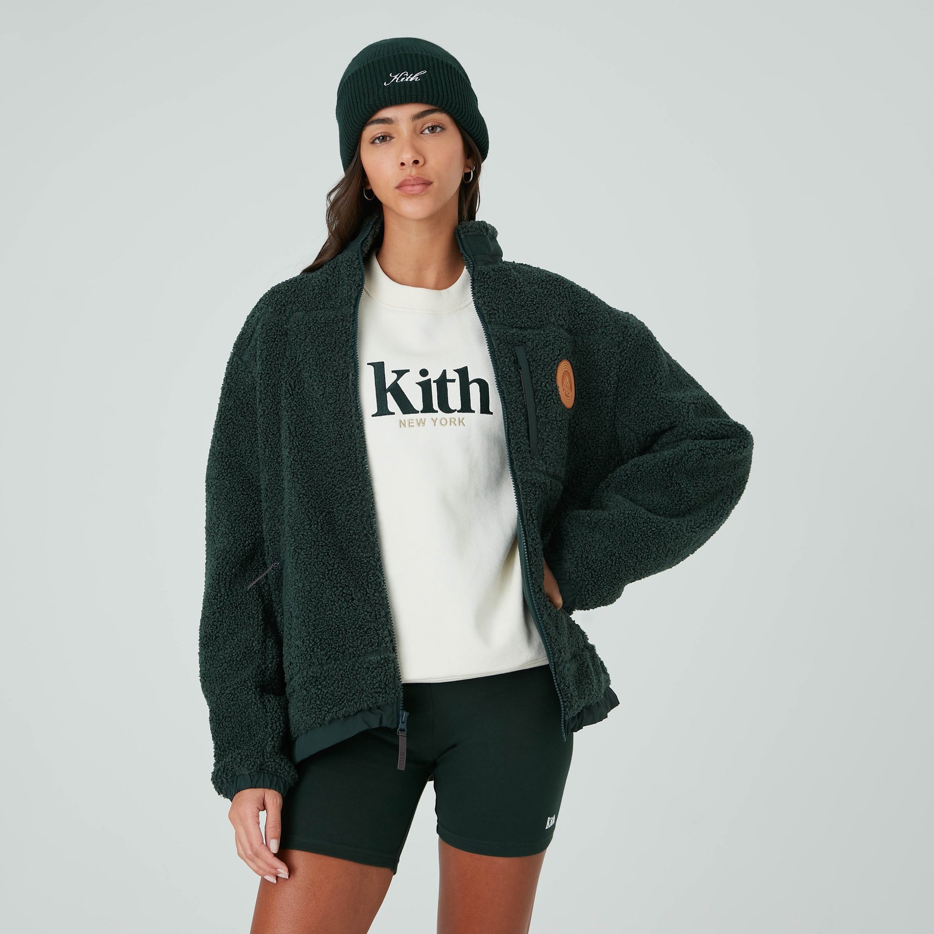 Kith Women Asher New York Crewneck - Sandrift