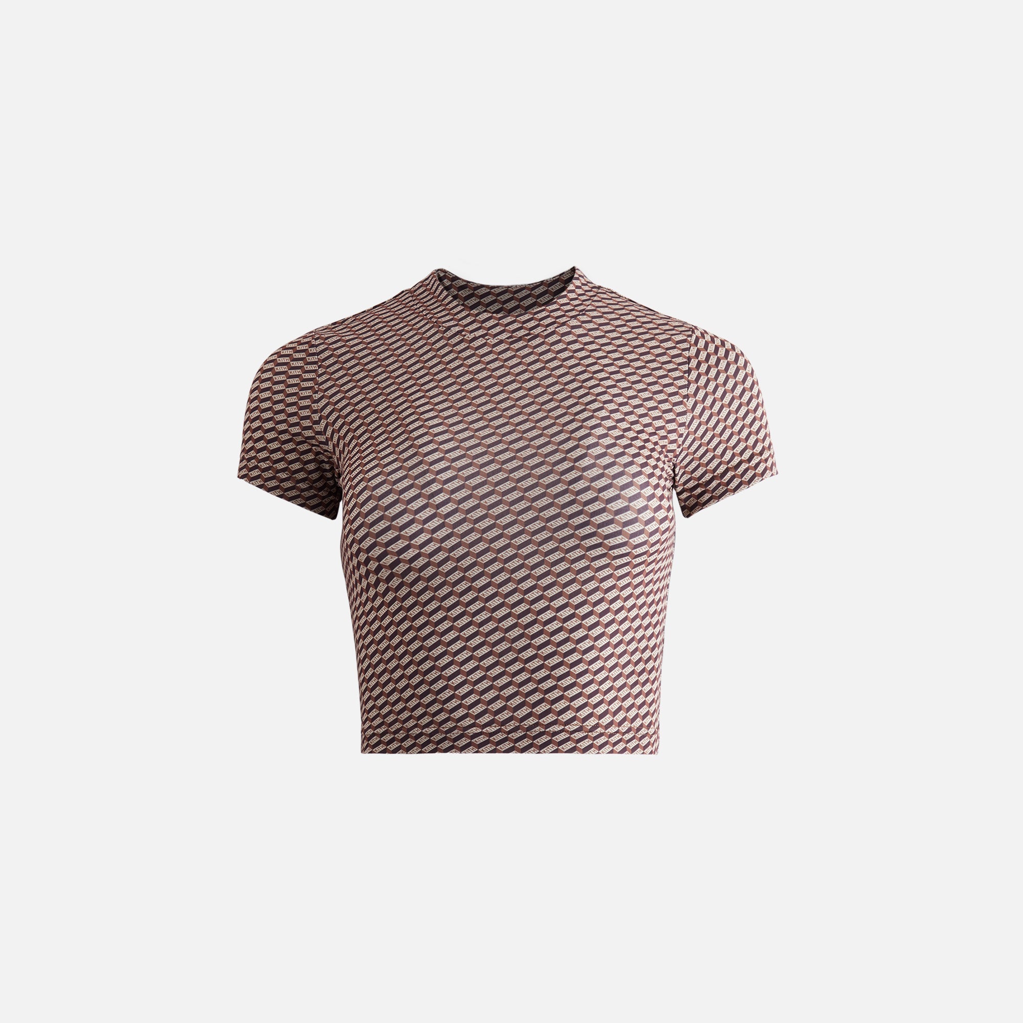 Kith Women Mulberry Sheer Monogram Tee - Serpentine