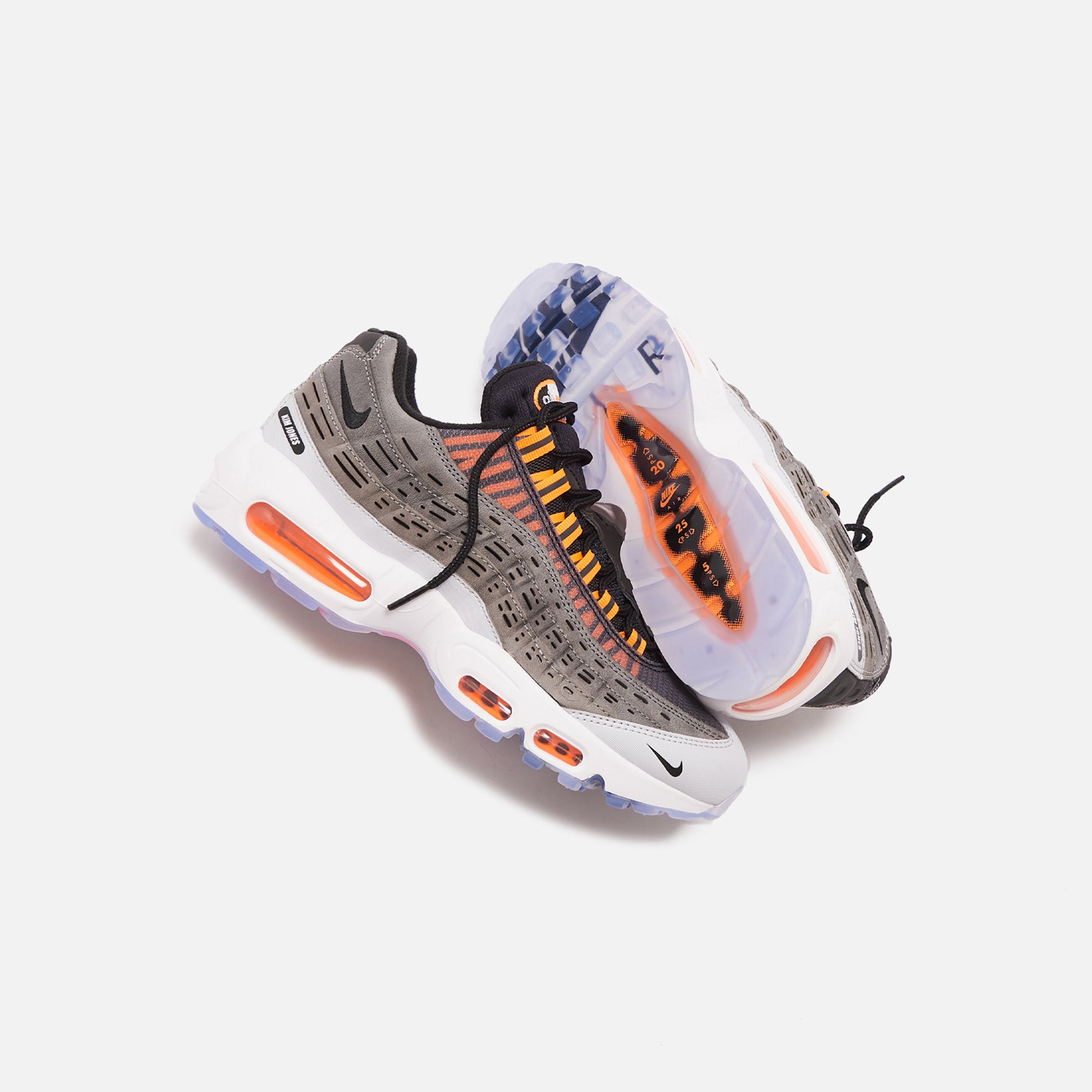 Nike x Kim Jones Air Max 95 - Black / Total Orange / Dark