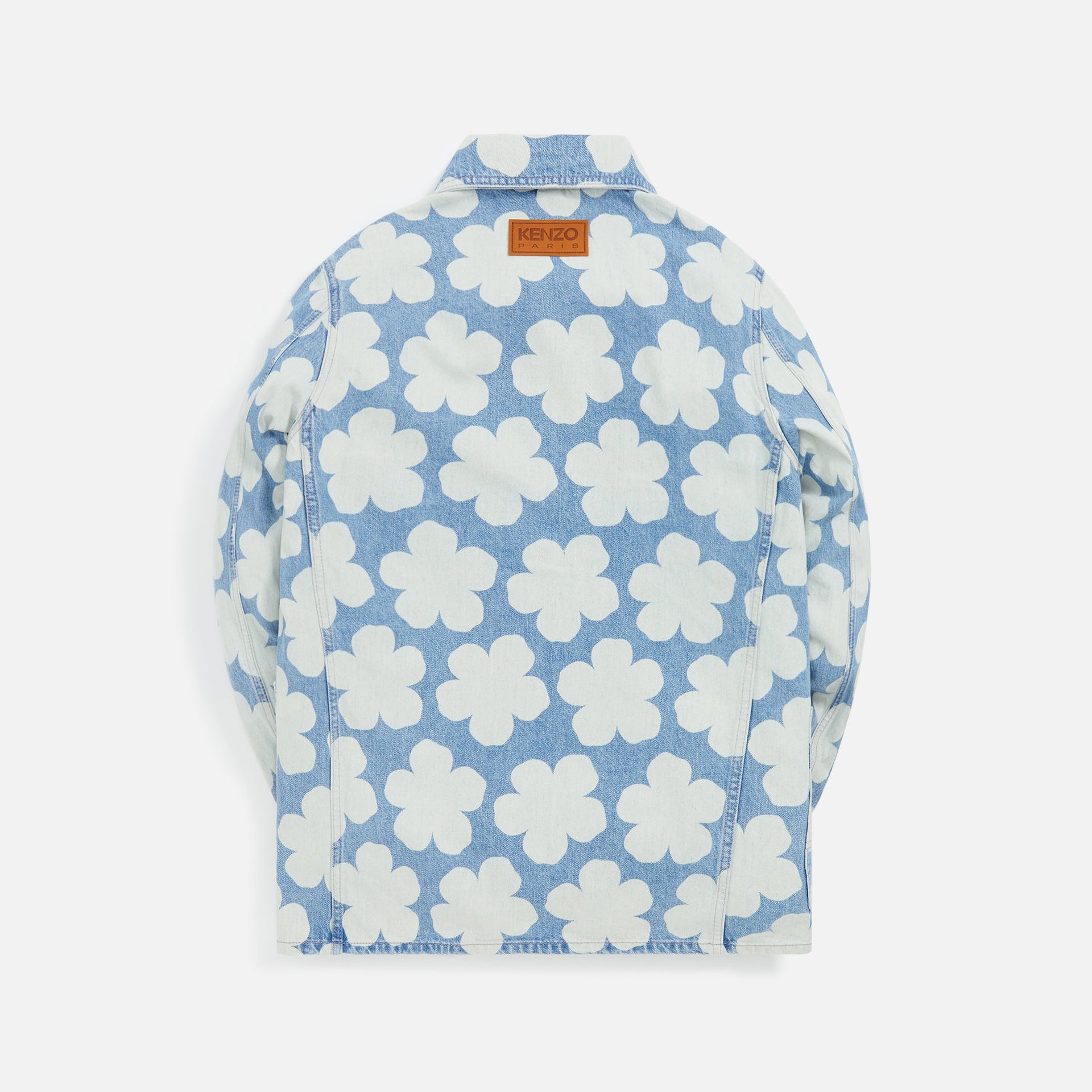 Kenzo Printed Workwear Jacket - Blue