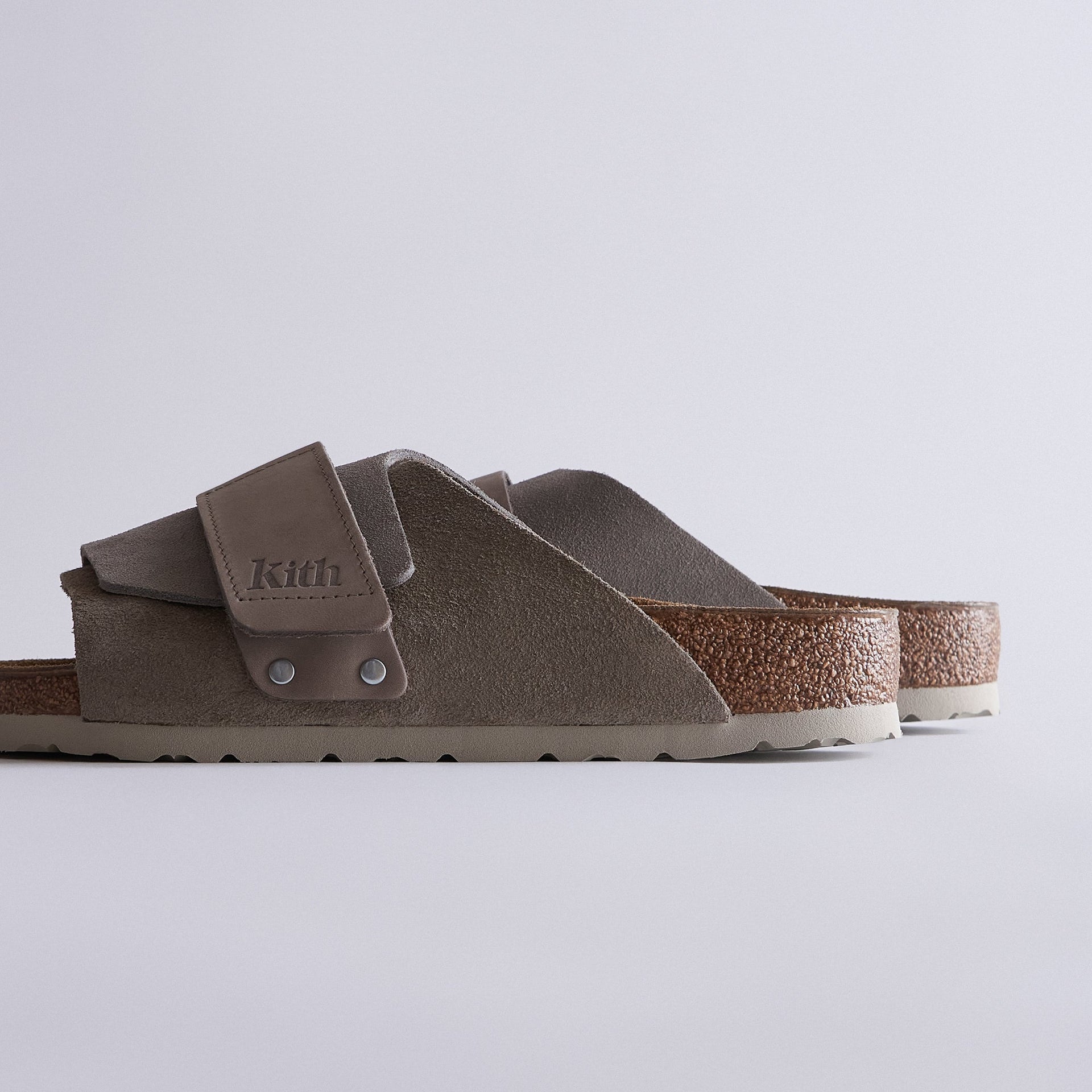 Kith for Birkenstock Kyoto Suede - Taupe