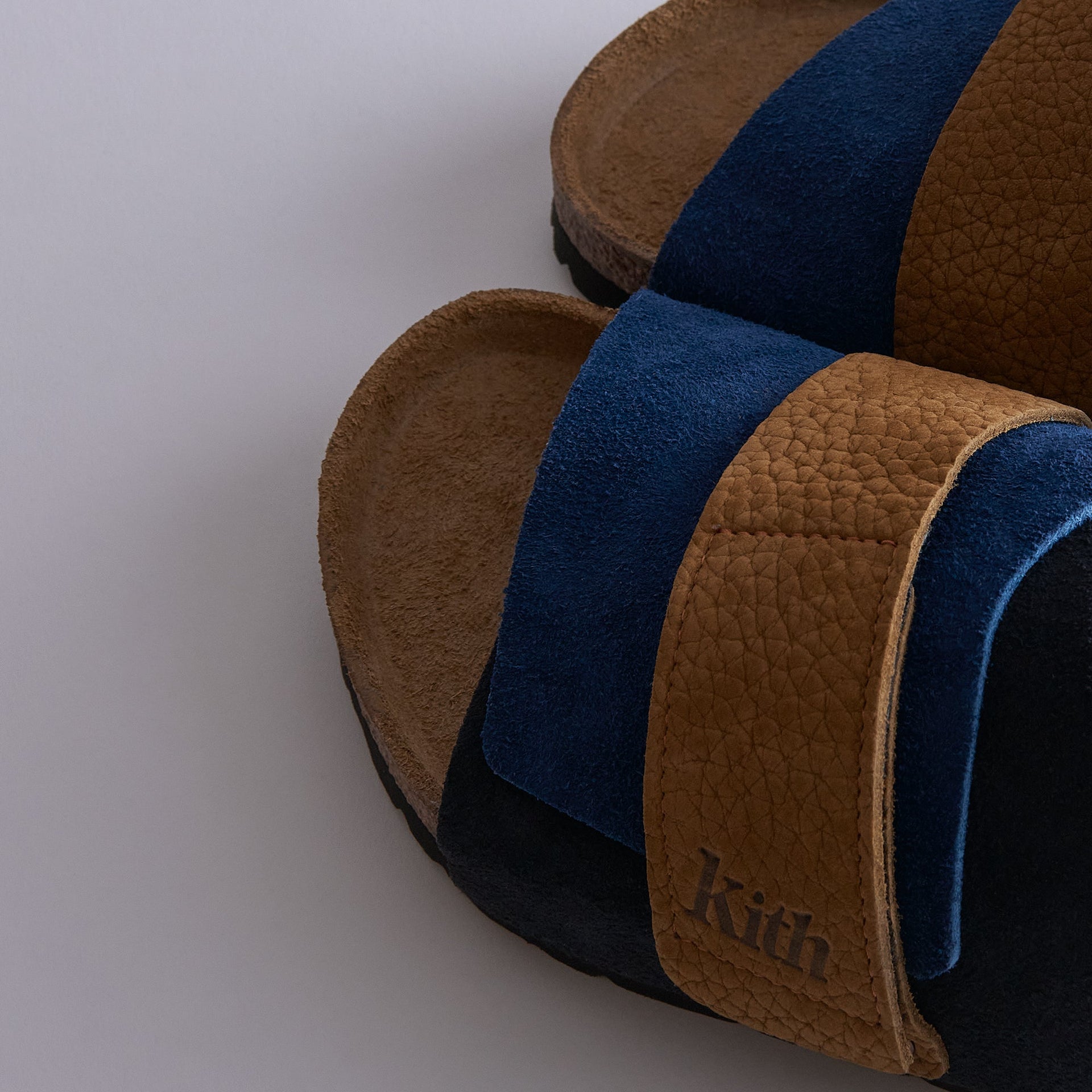 Kith for Birkenstock Kyoto Suede - Midnight