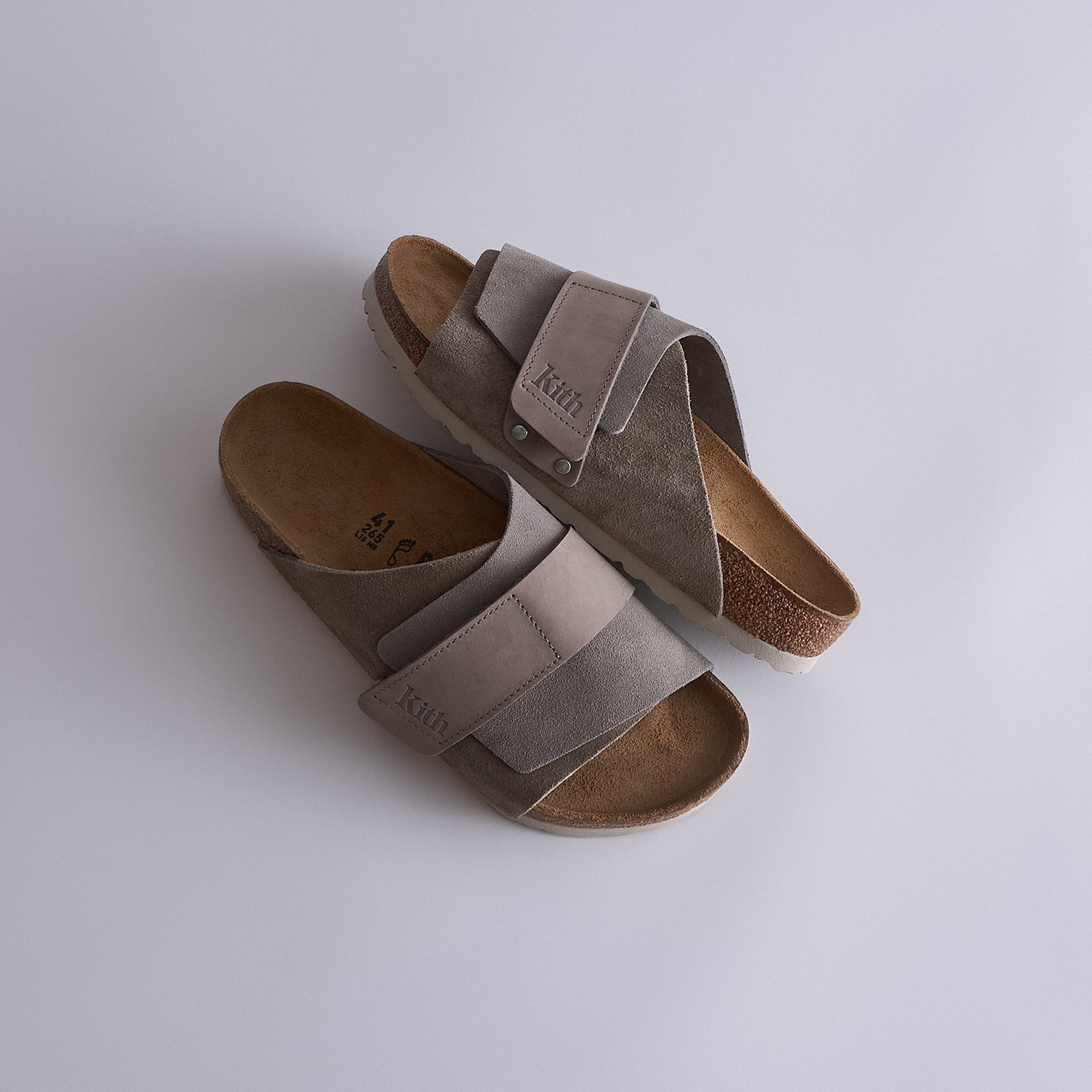 Kith for Birkenstock Kyoto Suede - Taupe