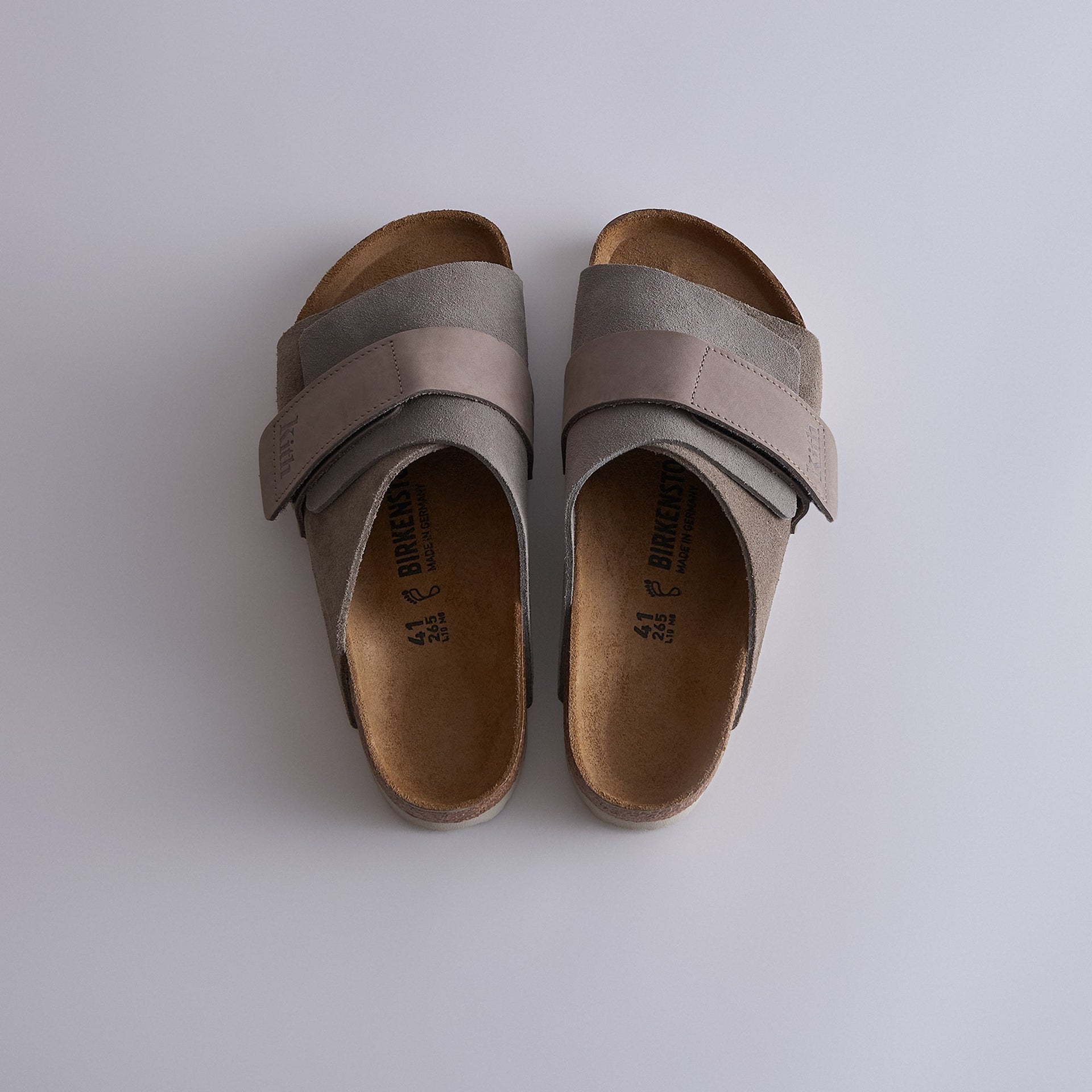 Kith for Birkenstock Kyoto Suede - Taupe