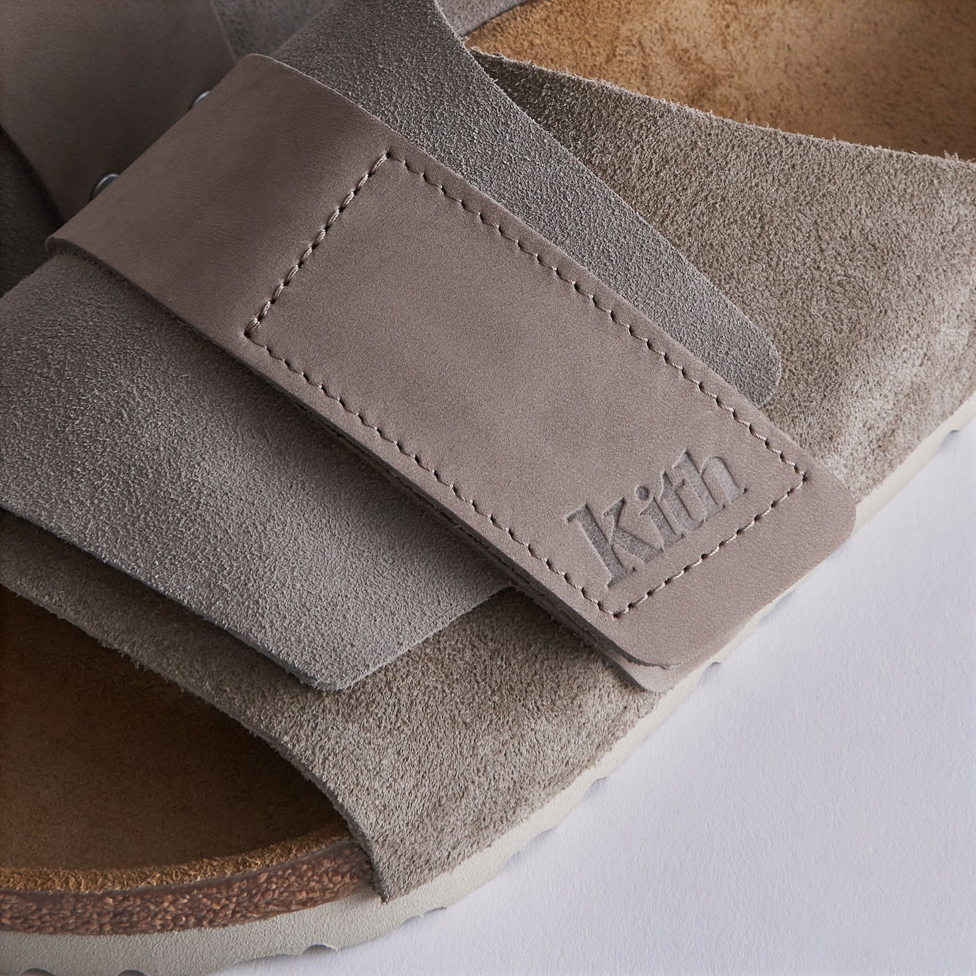 Kith for Birkenstock Kyoto Suede - Taupe