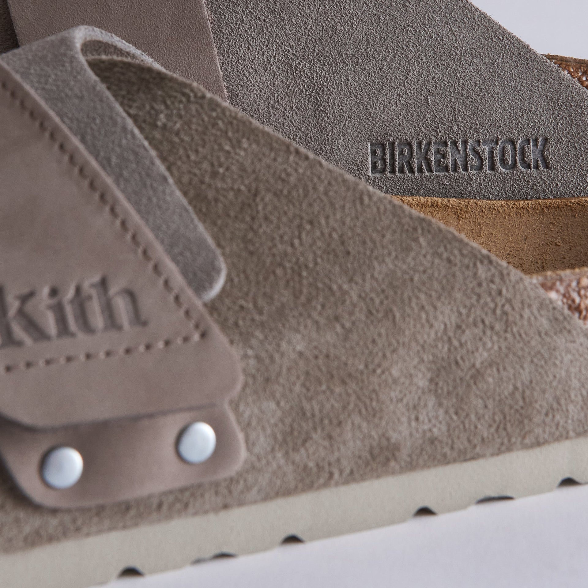 Kith for Birkenstock Kyoto Suede - Taupe