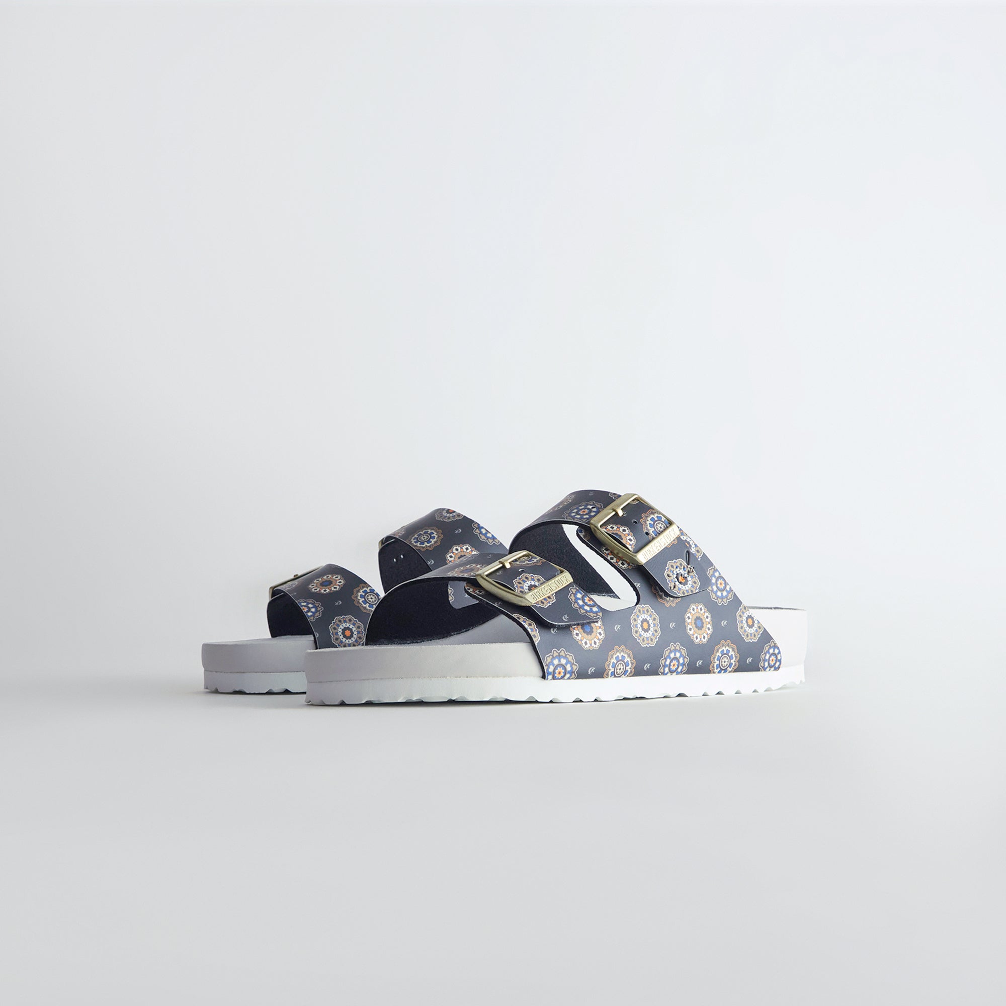 Kith for Birkenstock Arizona Birko Flor - Navy Blazer – Kith Europe